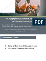 An Introduction to International Investment Law ALSA UI 25102016 Parts I and II