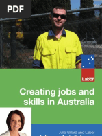 Download Creating Jobs and Skills in Australia Fact Sheet by AustralianLabor SN35877354 doc pdf