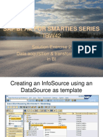Sap Bi 7.X For Smarties Series: Solution Exercise 2 Data Acquisition & Transformations in BI