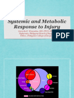 Systemic and Metabolic Response To Injury SX1