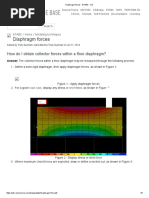 Diaphragm Forces - ETABS - CSI
