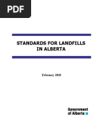 Alberta Standards for Landfills