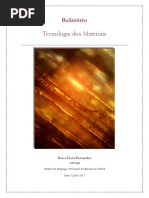 Relatório - Tecnologia Dos Materiais