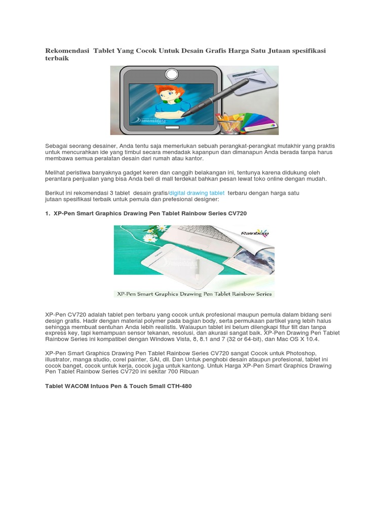 Rekomendasi Pen Tablet