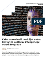 Kako Smo Oborili Nevidljivi Avion - Centar Za Veštačku Inteligenciju Usred Beograda