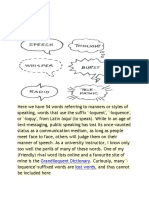 Grandiloquent Dictionary Lost Words: Eliezer A Adizas Gr.11 GAS 1 Performance Task # 7