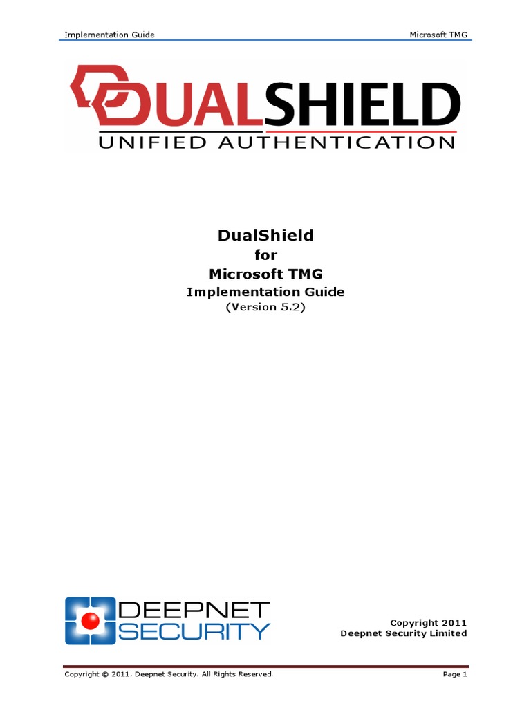 Microsoft TMG - Implementation Guide | PDF | Radius | Password