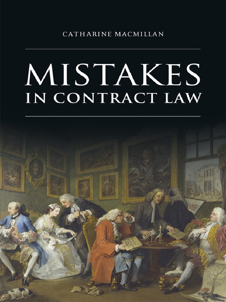 Mistakes in Contract Law PDF | PDF | Equity (Law) | Common Law