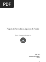 Projecto de Formação de Jogadores de Futebol