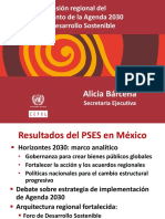 Dimensión Regional Agenda 2030