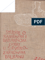 Studije o Kamenom I Bakarnom Dobu U Sjeverozapadnom Balkanu - Alojz Benac