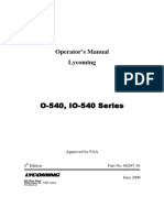 O & IO-540 Oper Manual 60297-10