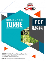 Bases Del Concurso de Torre Inclinada de Fideos