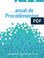 Manual de Procedimientos - Reperfilamiento Prog. Aduana 2014 Final