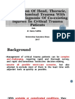 Association of Head Thoracic and Abdominal Trauma With