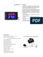 Controle de Temperatura Termostato Digital w1209c