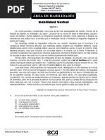 Solucionario Del Simulacro y Examen de Admisión 2016-II