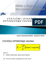 VJEZBA 3 - Staticko I Dinamicko Opterecenje Voznog Parka