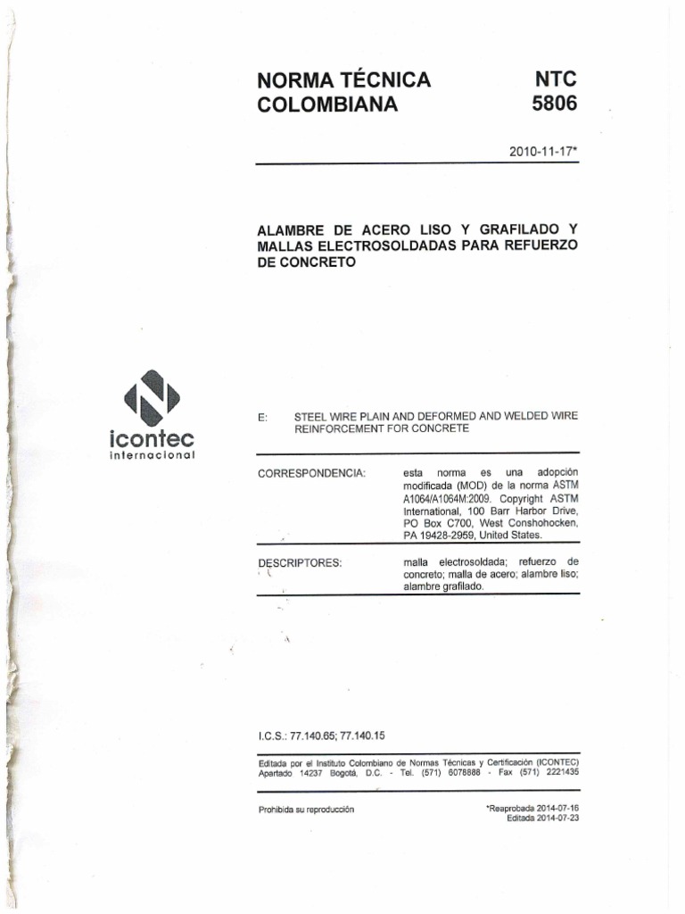 NTC 5806 | PDF