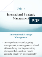 4 International Strategic Management A