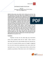 Epistemologi Barat Dan Islam: Abstrak: Sebagai Agama Yang Memiliki Dimensi Keilmuan Yang Universal, Islam