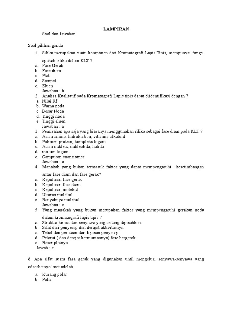 Lampiran Soal Jawaban Fix