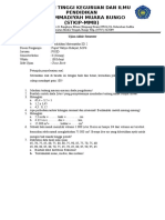 Soal Pendidikan Matematika