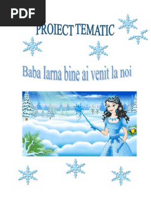 Proiect Tematicbaba Iarna Bine Ai Venit