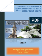 VII Encontro Nacional do GELCO promove discussões sobre estudos da linguagem