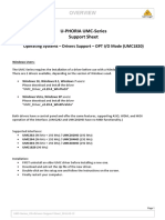 UMC-Series - OS+Drivers Support Sheet - 2016-02-12 PDF
