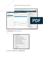 Servidor DHCP en WServer 2012