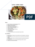 Capcay Goreng Bakso PDF