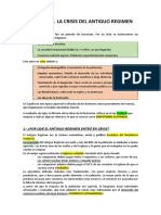 Por qué el Antiguo Régimen entró en crisis