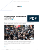 NOTÍCIA - Portugal Terá Um “Terceiro Género” No Bilhete de Identidade_ – Observador