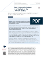 Valvular Heart Disease Patients on Edoxaban or Warfarin in the ENGAGE AF-TIMI 48 Trial