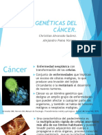 Cáncer Enfermedad Genética Oncología Primera Exposición Grupo 2