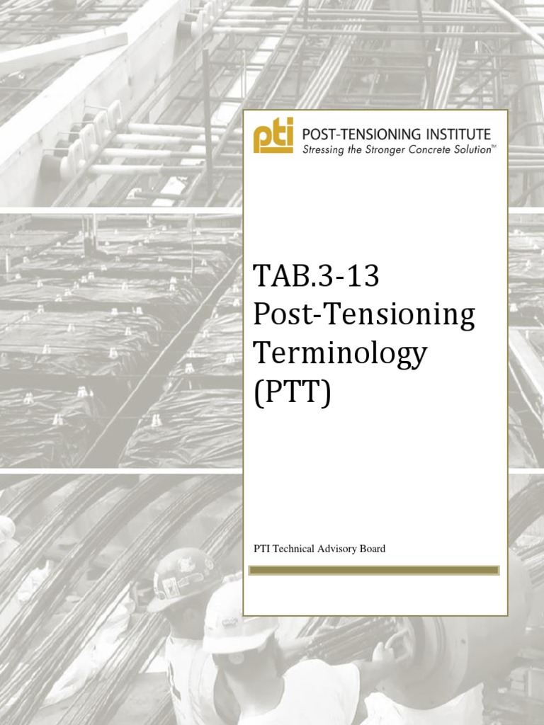 Pti PTT PDF | PDF | Prestressed Concrete | Building