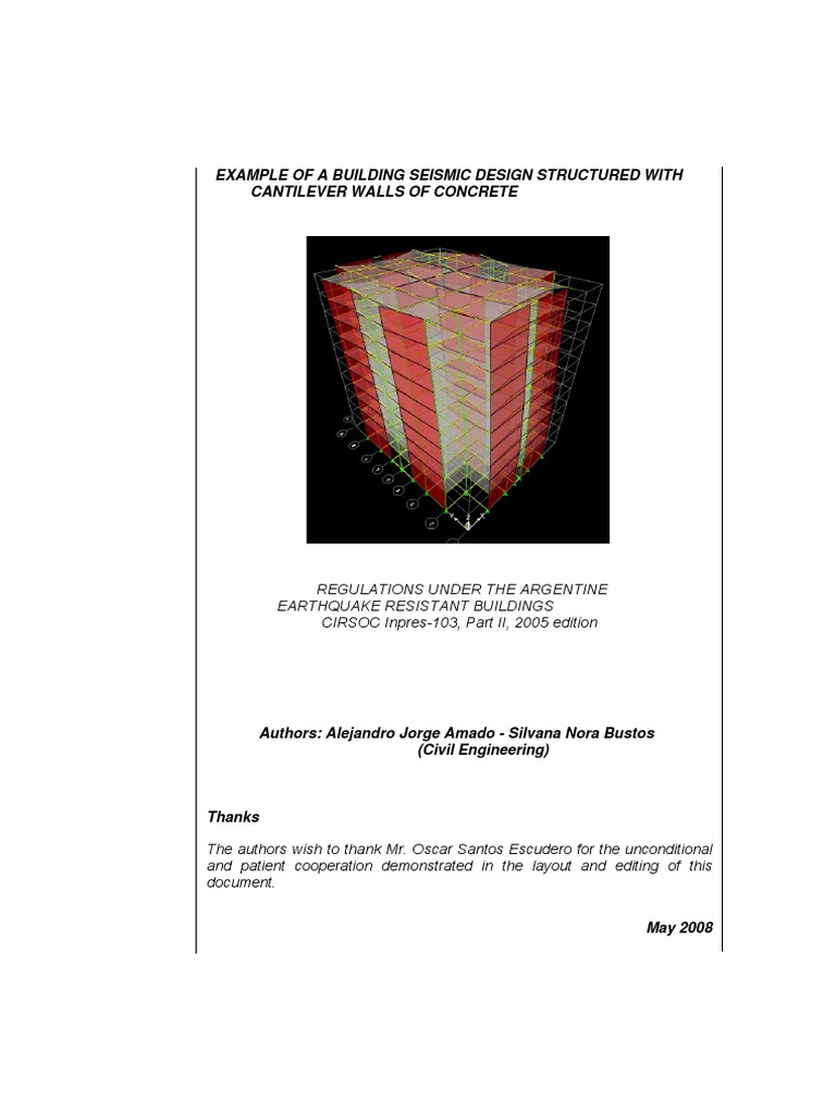 Seismic Design of Building With ETABS | PDF | Concrete | Structural Load