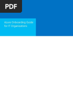 Azure Onboarding Guide For IT Organizations PDF