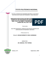 Desgaste Por Fatiga en Deslizamiento y Por Contacto de Rodadura en Aceros AISI 4320 8620 4140 y O1 Base y Con Recubrimeintos Duros de TiN CrN y WC-C