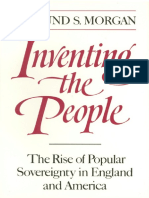 Edmund S Morgan Inventing The People The Rise of P
