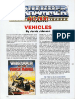 07c Warhammer 40K Vehicle Manual (Preview Article From WD-155) 1992 PDF