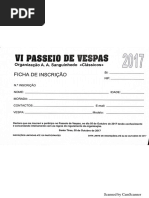 Inscrição Vespas AAS Clássicos 5 Outubro 2017