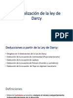 Generalización de La Ley de Darcy
