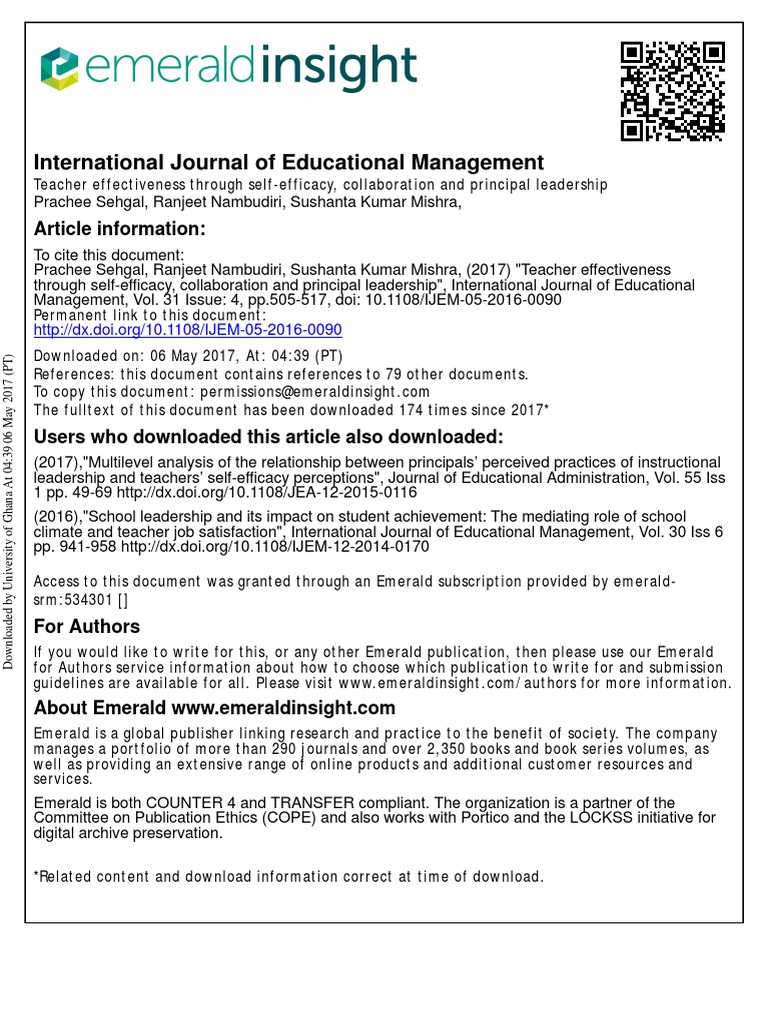 Educational leadership reflection paper picture