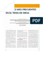 Lesiones Mas Frecuentes en El Tenis de Mesa Revista Prevenir MGD PDF