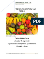 Analisis Bromatologico de Frutas