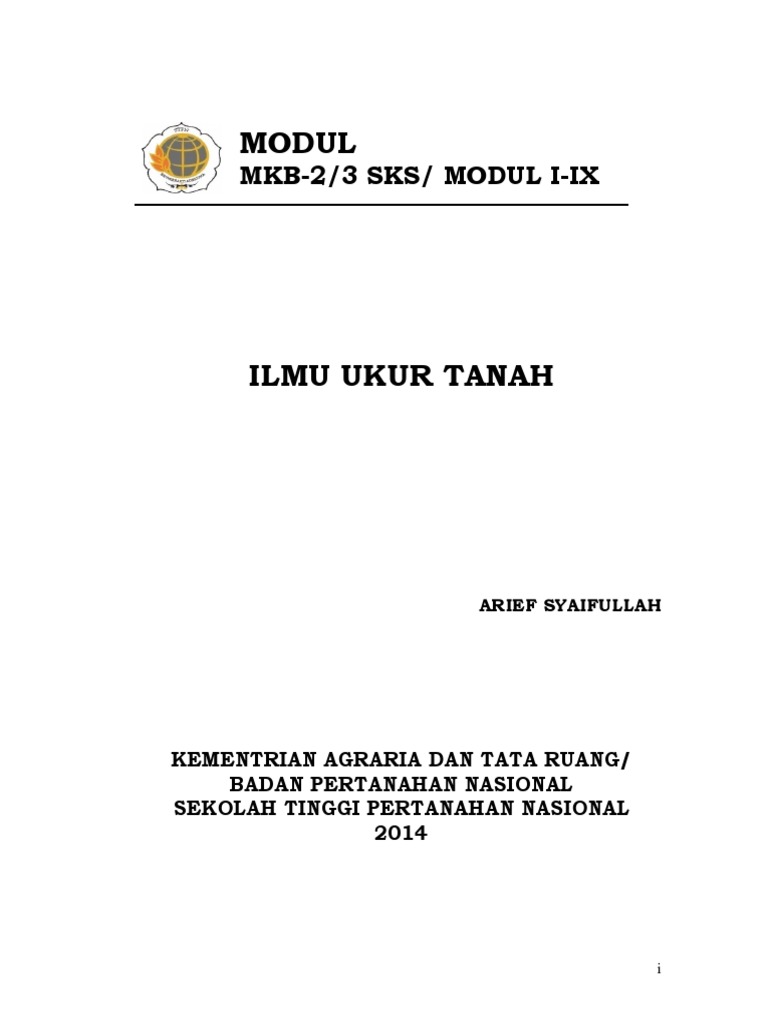 Modul Ilmu Ukur Tanah