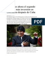Bolivia y la educación