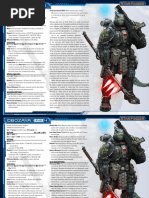 Starfinder Pre-Gen Soldier - All Levels